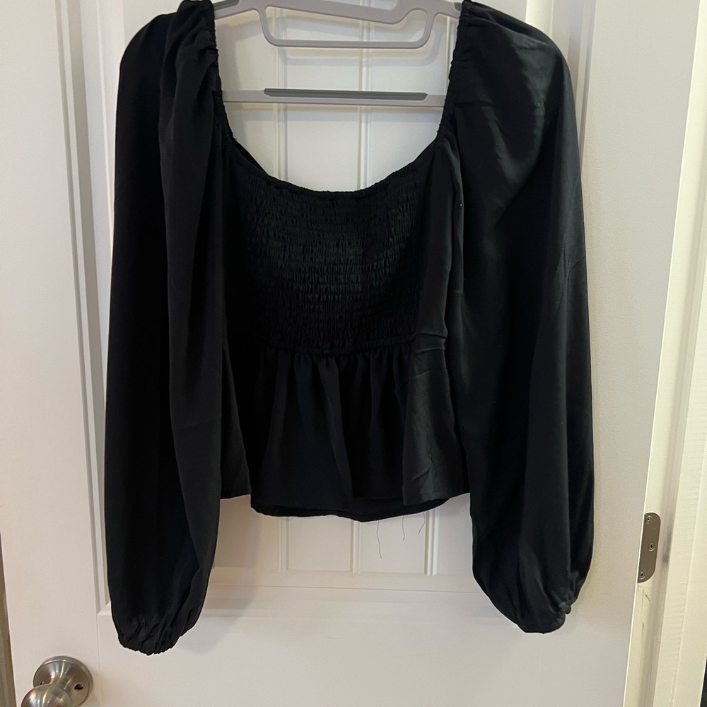 Abercrombie & Fitch Black Blouse - Picture 3 of 3